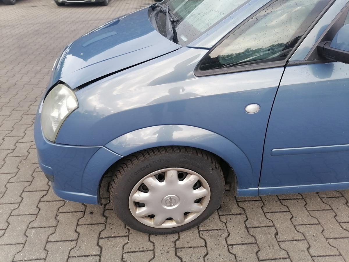 Opel Meriva A original Kotfl&uuml;gel vorn links Blaumetallic Z21T Eisenherz Bj.2008